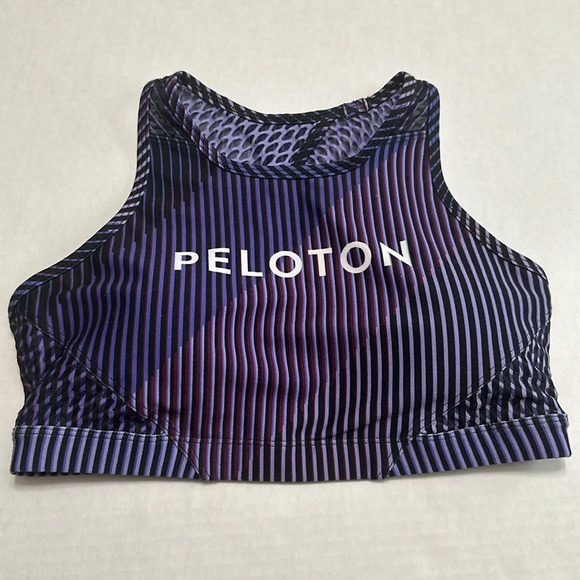 Peloton Array of Color Purple Sports Padded Bra Womens Size Medium - Picture 1 of 7